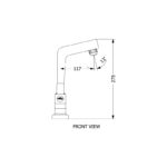 Gracia Center Hole Basin Mixer Long 1