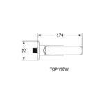 Gracia sink cock long flange 2