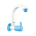 Sink Cock with Flange Blue