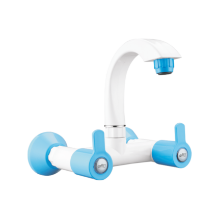 Sink Mixer with 3 in 1 DIY Key & Silicon Seal Blue