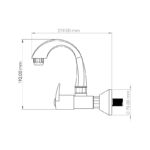 Mars Sink Mixer with 3 in 1 DIY Key & Silicon Seal