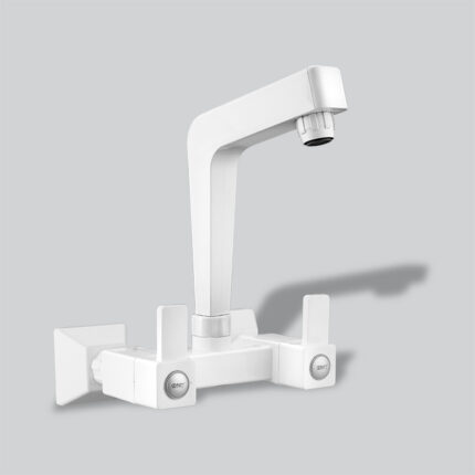 Sink Mixer long with 3 in 1 DIY Key & Silicon Seal White