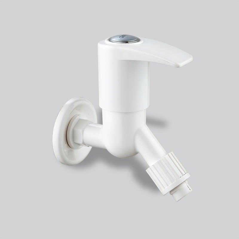 Mars White Nozzle Bib Cock with Flange & Silicon Seal