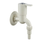 Garden Tap with Flange & Silicon Seal Ivory