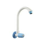 Sink Cock Long Spout Blue