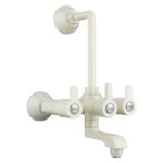 Wall Mixer with ‘L’ Bend Ivory Galaxy