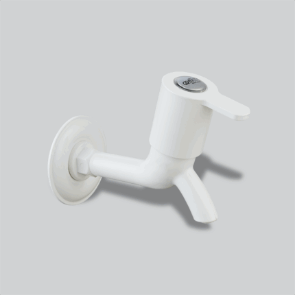 Long Body Cascade 45° with Flange White