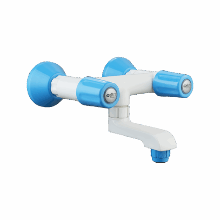 Wall Mixer Non Telephonic with 3 in 1 DIY Key & Silicon Seal Blue