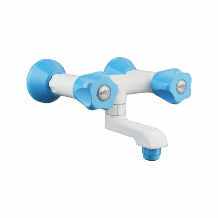 Wall Mixer Non Telephonic with 3 in 1 DIY Key & Silicon Seal Blue