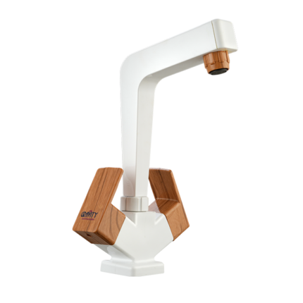 Centre Hole Basin Mixer Long Spout